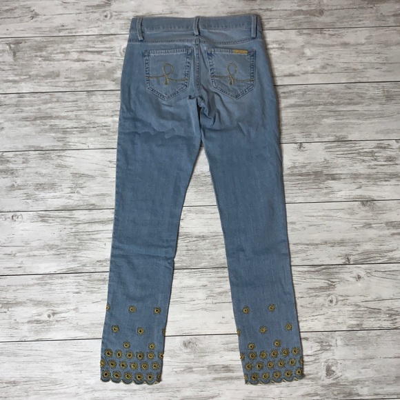 Lilly Pulitzer South Ocean Skinny Crop Jean 00 NWT - Picture 6 of 6